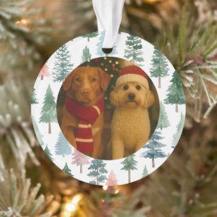 Foto- und benutzerdefinierter Text Personalisierte Ornament