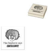 Foto und Bewertung personalisierter Lehrer Gummistempel (Stempel)