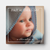 Foto und Botschaft der Mutter Fotoplatte (Vorderseite)