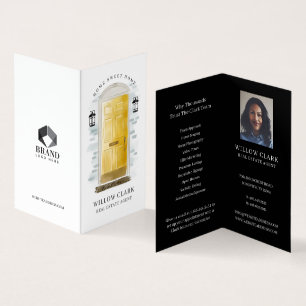 Foto und Dienstleistungen an der Vorderseite des G Visitenkarten