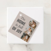 Foto und Familienangebot für moderne Paare Geschenkanhänger (Beispiel)