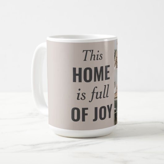 Foto und Familienangebot für moderne Paare Kaffeetasse (Vorderseite Links)