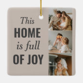 Foto und Familienangebot für moderne Paare Keramikornament (Rückseite)