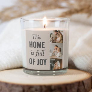 Foto und Familienangebot für moderne Paare Quadratischer Aufkleber