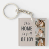 Foto und Familienangebot für moderne Paare Schlüsselanhänger (Vorderseite)