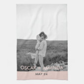 Foto- und Familienpreisgeschenk für moderne Mehrfa Geschirrtuch (Vertikal)