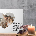 Foto- und Familienpreisgeschenk für moderne Paare Fliese<br><div class="desc">Foto- und Familienpreisgeschenk für moderne Paare</div>