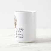 Foto- und Familienpreisgeschenk für moderne Paare Kaffeetasse (Mittel)