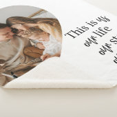 Foto- und Familienpreisgeschenk für moderne Paare Sherpadecke (3/4)