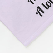 Foto und Gedicht mit individuellem Blumenkohl Fleecedecke (Ecke)