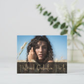 Foto- und Gold-Glitzer-Partei - Zurückgestellt Gra Postkarte (Stehend Vorderseite)