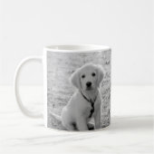 Foto und Imitate Ihres Hauses aus schwarzem Marmor Kaffeetasse (Links)