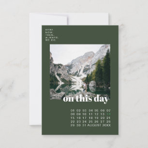 Foto und Kalender Einfache Typografie Save the D