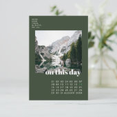 Foto und Kalender | Einfache Typografie Save the D (Stehend Vorderseite)