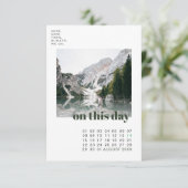 Foto und Kalender | Einfache Typografie Save the D (Stehend Vorderseite)