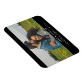 Foto und Kalligrafie 3 Mod Save the Date Magnet (Rechte Seite)