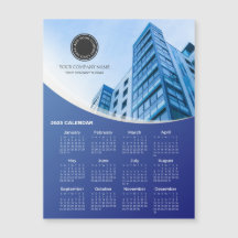 Foto und Logo 2023 Kalender Magnetkarte des Untern