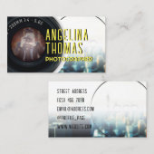 Foto und Logo der Riesenkamera Visitenkarte (Vorne/Hinten)