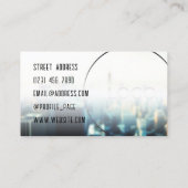 Foto und Logo der Riesenkamera Visitenkarte (Rückseite)