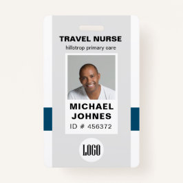 Foto und Logo des Pflegepersonals Abzeichen Ausweis