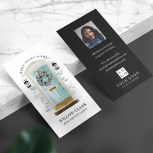 Foto und Logo für die aquamarine Vordertür