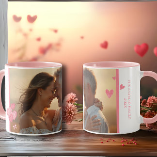 Foto und Meldung in sanften Farben Tasse