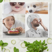 Foto und moderne Typografie Küchentücher (Gefaltet)