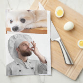 Foto und moderne Typografie Küchentücher (Viertel Falte)