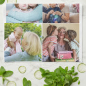 Foto und moderne Typografie Küchentücher (Gefaltet)