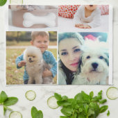 Foto und moderne Typografie Küchentücher (Gefaltet)