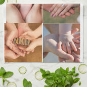 Foto und moderne Typografie Küchentücher (Gefaltet)