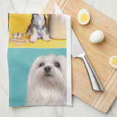 Foto und moderne Typografie Küchentücher (Viertel Falte)