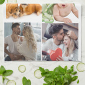 Foto und moderne Typografie Küchentücher (Gefaltet)