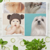 Foto und moderne Typografie Küchentücher (Gefaltet)