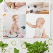 Foto und moderne Typografie Küchentücher (Gefaltet)