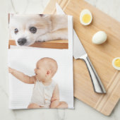 Foto und moderne Typografie Küchentücher (Viertel Falte)