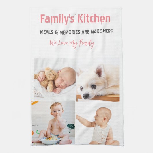 Foto und moderne Typografie Küchentücher (Vertikal)