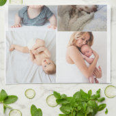 Foto und moderne Typografie Küchentücher (Gefaltet)