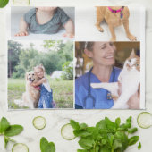 Foto und moderne Typografie Küchentücher (Gefaltet)