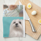 Foto und moderne Typografie Küchentücher (Viertel Falte)