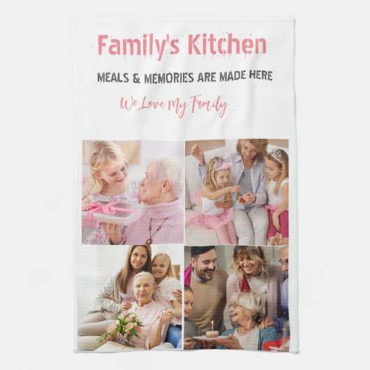 Foto und moderne Typografie Küchentücher (Vertikal)