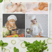 Foto und moderne Typografie Küchentücher (Gefaltet)