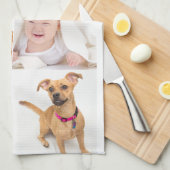 Foto und moderne Typografie Küchentücher (Viertel Falte)