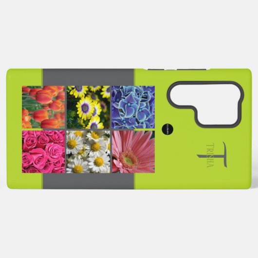 Foto und Monogram Handy Fall HAMbyWG Samsung Galaxy Hülle (Rückseite (Horizontal))