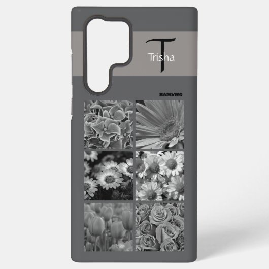 Foto und Monogram Handy Fall HAMbyWG Samsung Galaxy Hülle (Rückseite)