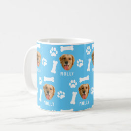 Foto und Name Blau für Hunde Kaffeetasse