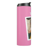 Foto und Name des benutzerdefinierten Kindes Thermosbecher (Nach links gedreht)