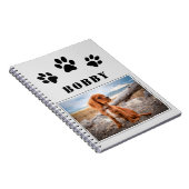 Foto und Name des Druckhundes oder des Begleiters Notizblock (Rechte Seite)