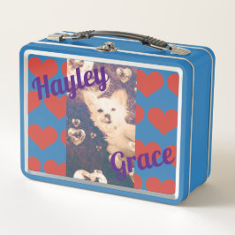 Foto und Name des Kindes hinzufügen Metall Brotdose