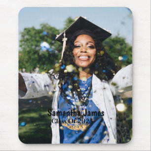 Foto und Name des personalisierten Abschlusses Mousepad